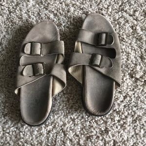 Tan sandals